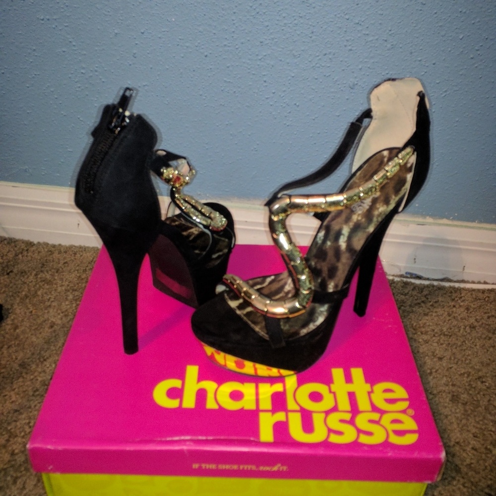 Gold heels